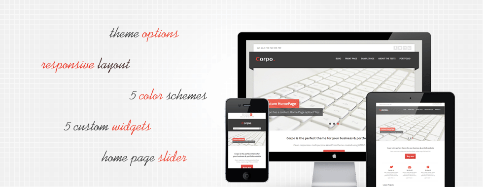 Corpo - Responsive Business & Portfolio WordPress Theme